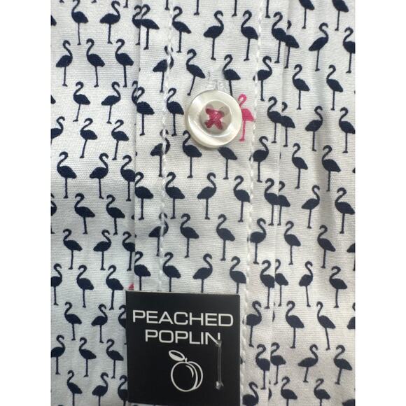 Geometrix By Drill Mens Flamingo Short Sleeve Button Down‎ Shirt Size 3XL NWT - Picture 7 of 7